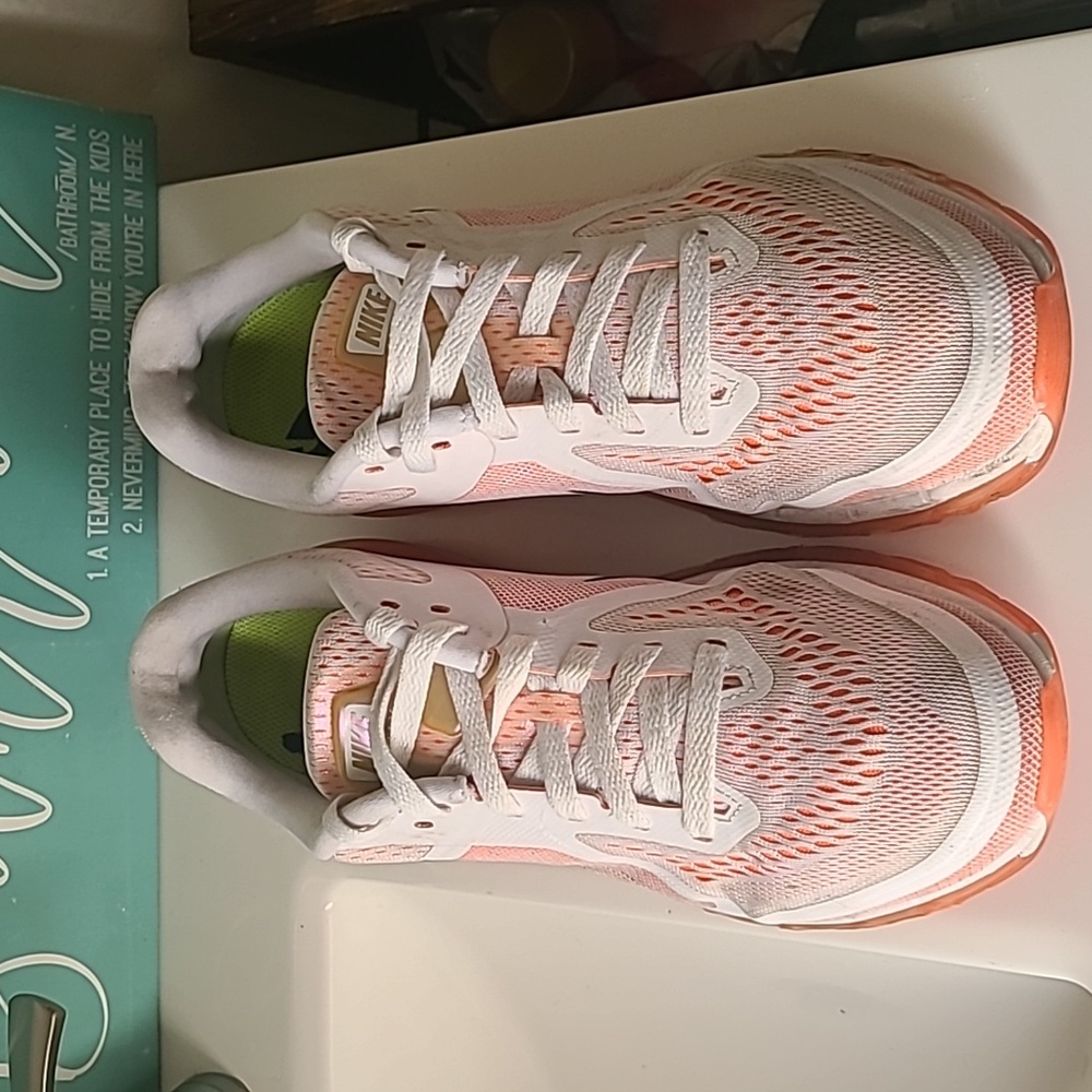 Nike Air Max 2014 White/Orange Running Shoe